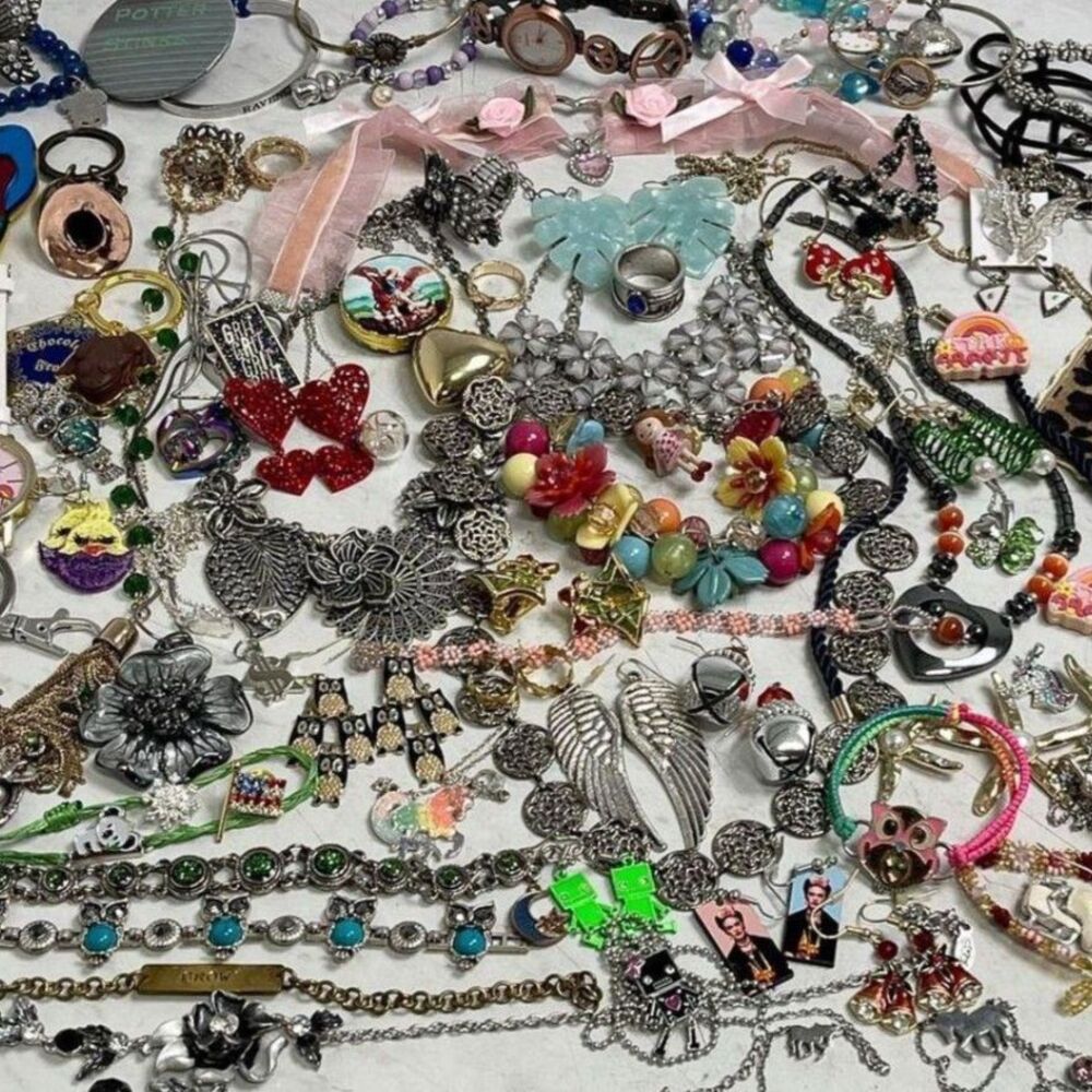 Vintage Modern Whimsical Mixed Costume Jewelry Lot Collection Everything Shown